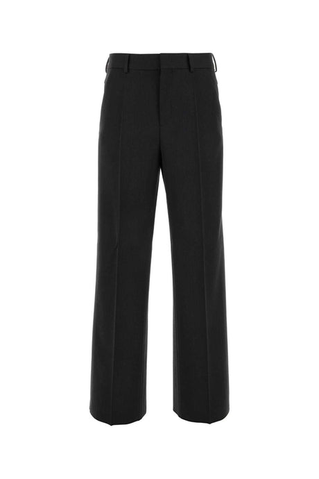 VALENTINO GARAVANI Graphite Wool Pants for the Modern Man - 23W Collection