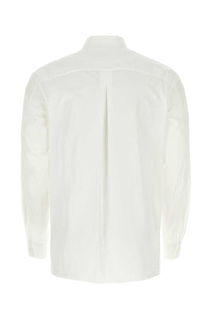 JIL SANDER Classic White Poplin Shirt for Men