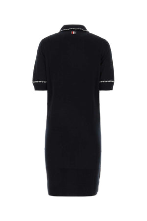 THOM BROWNE Silk Blend Polo Dress for Women