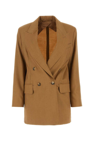 MAX MARA Camel Twill Mirko Blazer 2310460539600 007