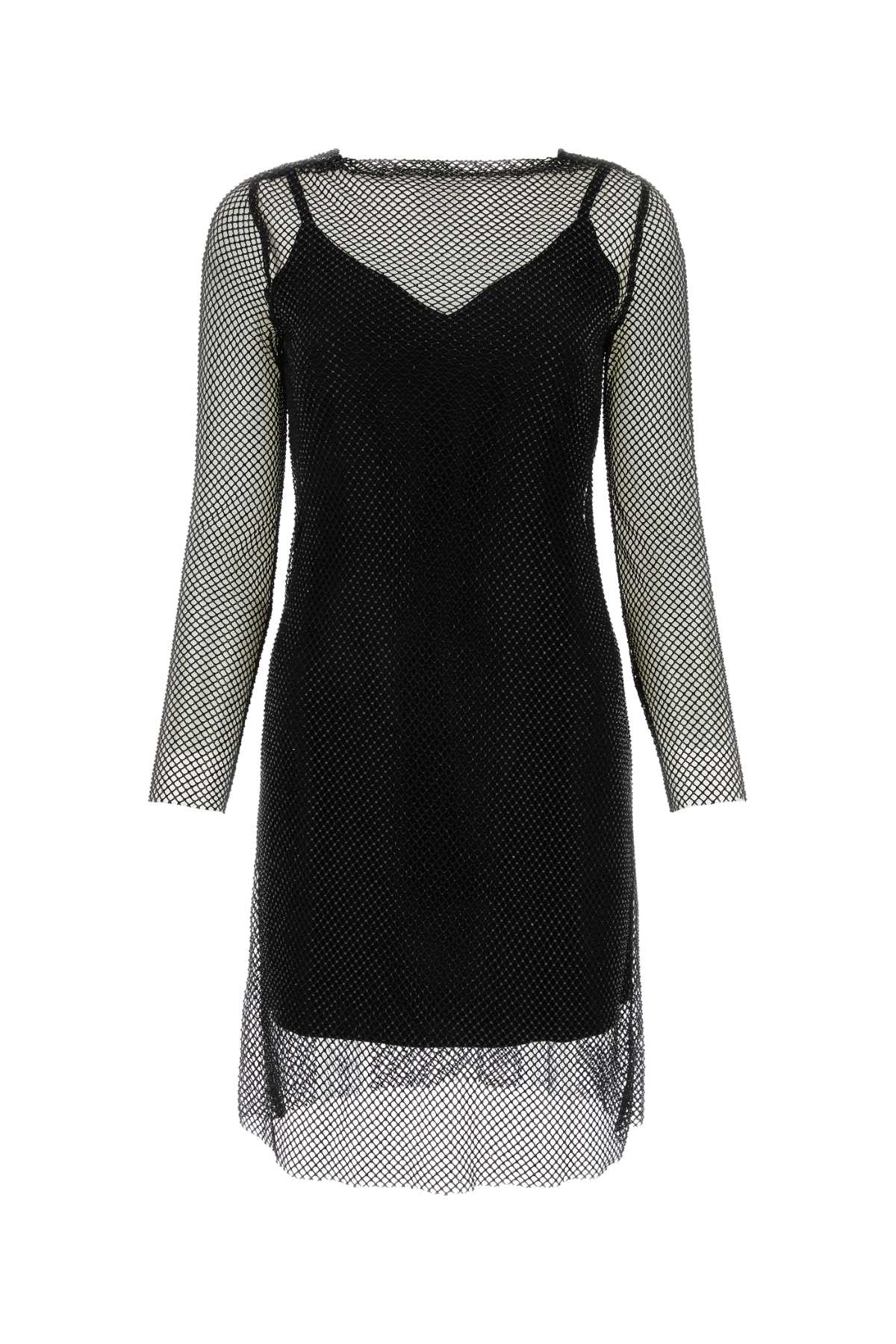 MAX MARA Embellished Mesh Mini Dress