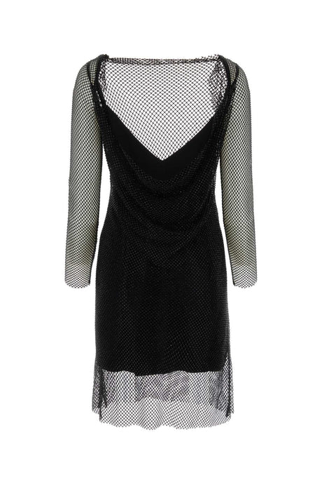 MAX MARA Embellished Mesh Mini Dress