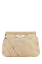 MAISON MARGIELA Mini Glam Slam Classique Beige Nappa Leather Crossbody Handbag