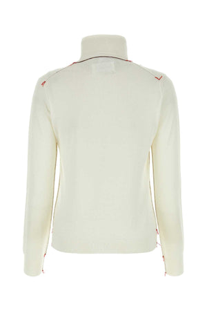 MAISON MARGIELA Ivory Wool Sweater for Women