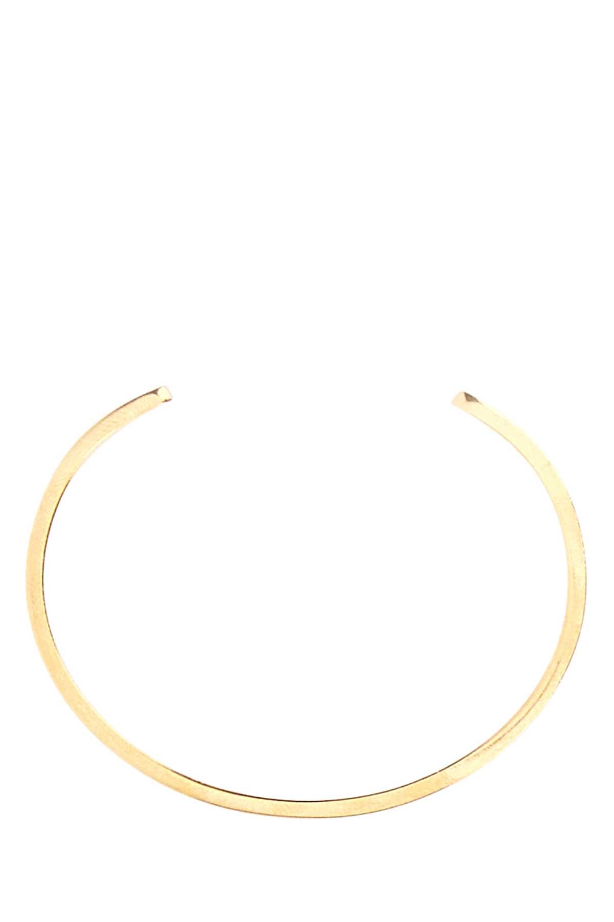 MAISON MARGIELA Elegant Gold 925 Silver Bracelet - 5.5 cm Diameter