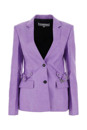 JW ANDERSON Light Purple Jacquard Blazer