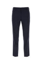 PRADA Midnight Blue Stretch Wool Pants for Men - Sophisticated Fit