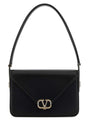 VALENTINO GARAVANI Mini Black Leather VLogo Shoulder Handbag