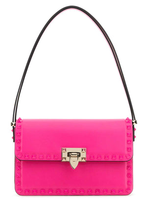 VALENTINO GARAVANI Mini Pink Leather Rockstud Shoulder Handbag