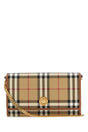 BURBERRY Checked Printed Canvas Wallet - 19.5 cm x 11 cm