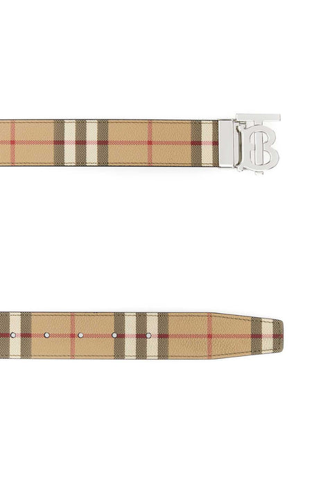 BURBERRY Printed Canvas Belt - 3.5 cm Height