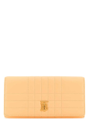 BURBERRY Mini Leather Wallet with Golden Finishing - 19 cm x 10 cm x 2.5 cm