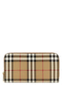 BURBERRY Classic Checked Canvas Wallet (20 cm x 11 cm x 2 cm)