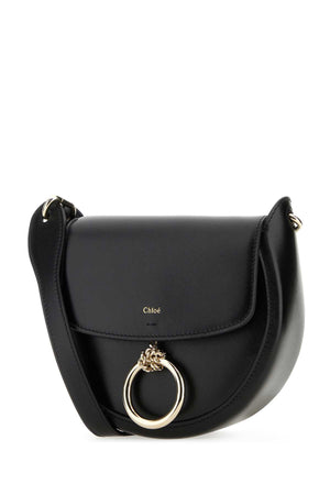 CHLOE Mini Black Leather Crossbody Handbag