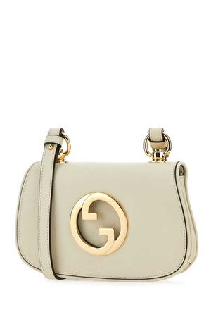 GUCCI Mini Ivory Leather Crossbody Handbag