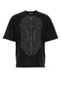 OFF WHITE Classic Black Cotton T-Shirt for Men