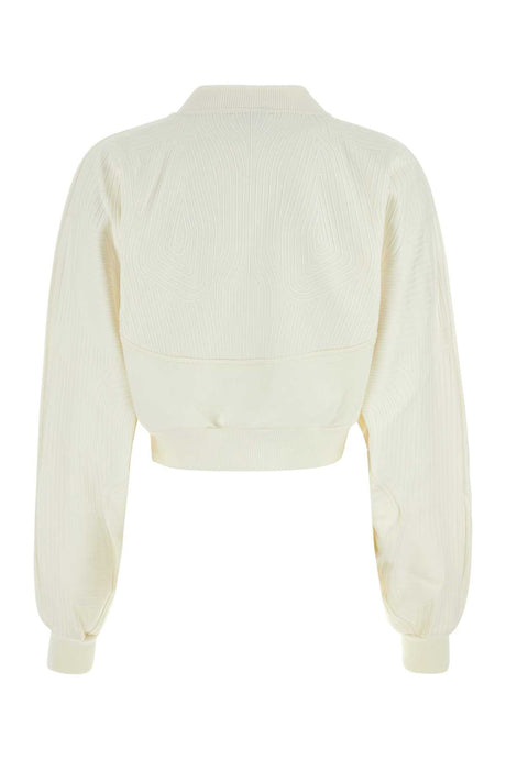 OFF WHITE Ivory Oversized Cotton Sweatshirt