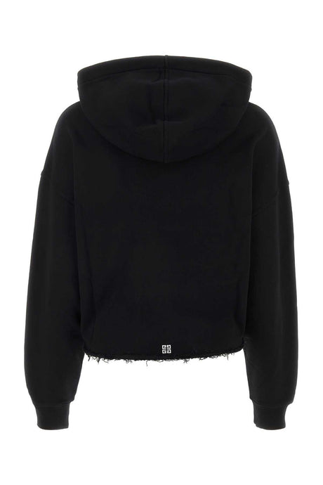 GIVENCHY Essential Black Cotton Sweatshirt for Women