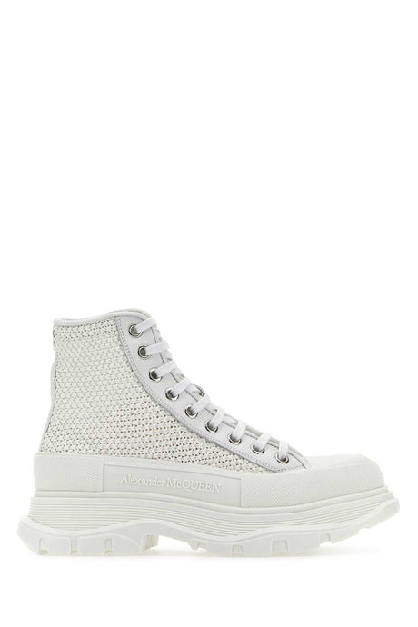 ALEXANDER MCQUEEN Raffia Tread Slick Sneakers for Women