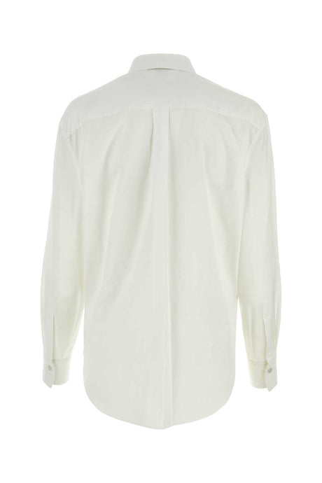 ALEXANDER MCQUEEN Classic White Poplin Shirt