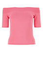 ALEXANDER MCQUEEN Chic Pink Viscose Blend Top