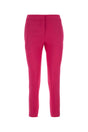 ALEXANDER MCQUEEN Fuchsia Crepe Pants for Women - Perfect for 23W Season