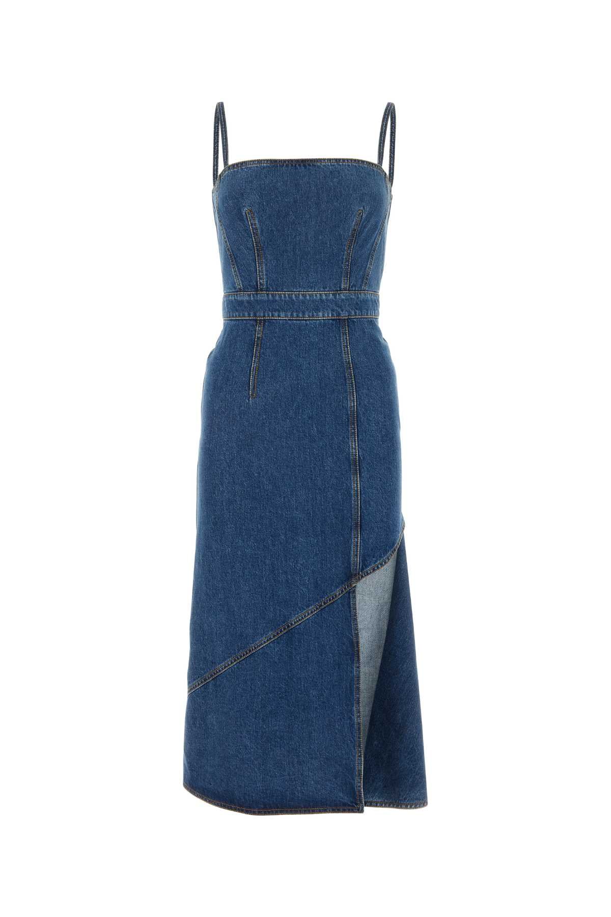 ALEXANDER MCQUEEN Denim Mini Dress for Women