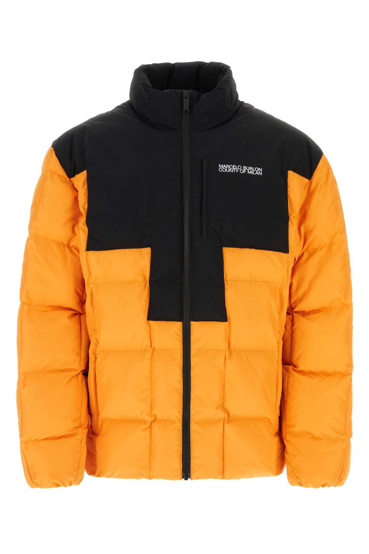 MARCELO BURLON Two-tone Padded Jacket for Men - Fall/Winter 2023 Collection