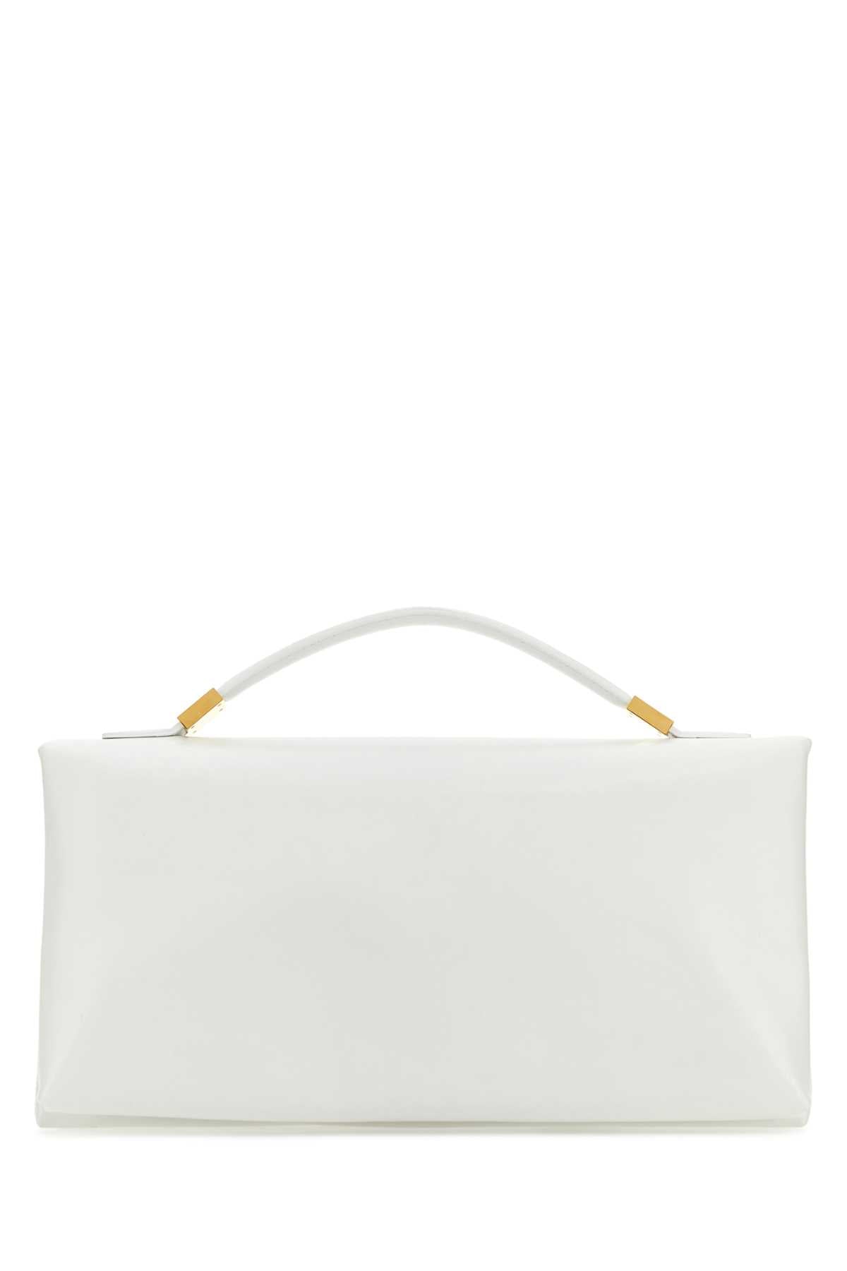 MARNI Mini White Leather Prisma Handbag