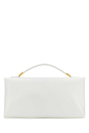 MARNI Mini White Leather Prisma Handbag