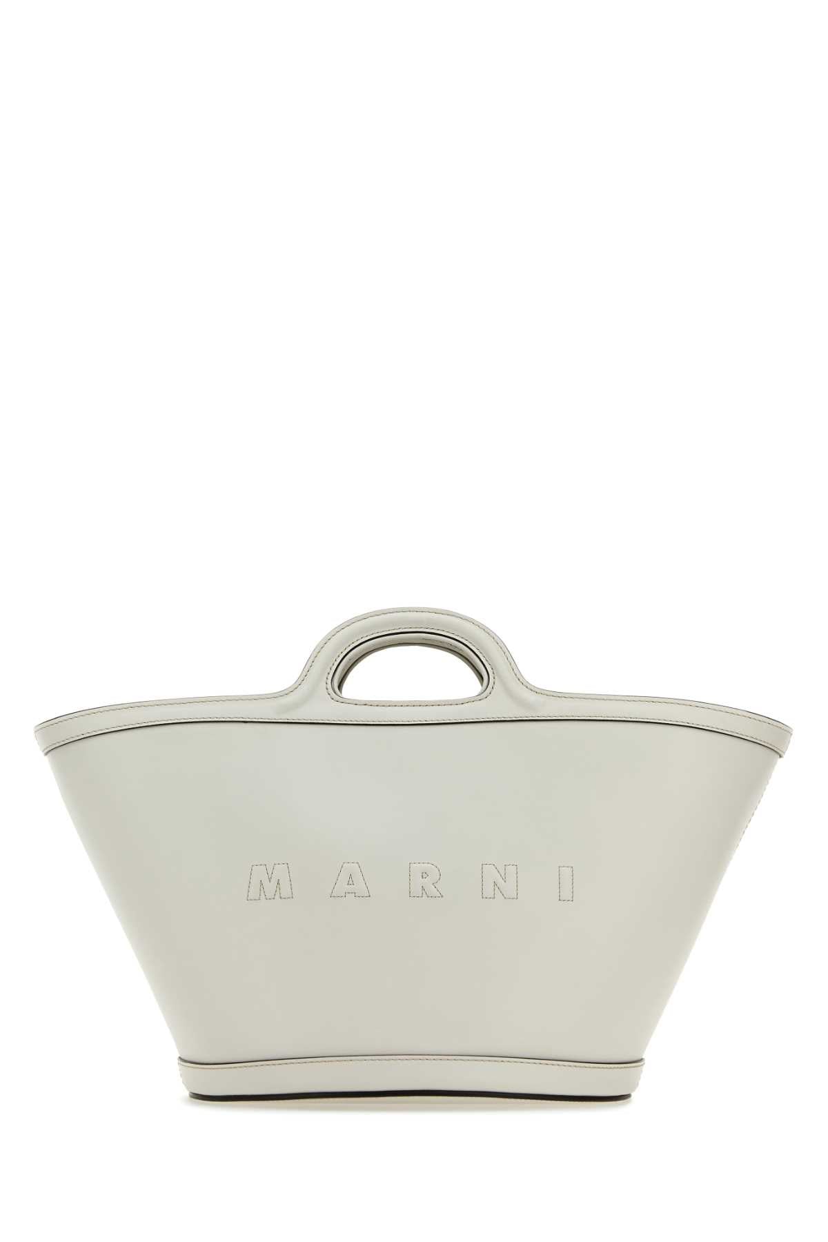 MARNI Mini Tropicalia Handbag - White Leather