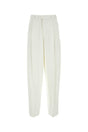 MARNI White Stretch Viscose Pants