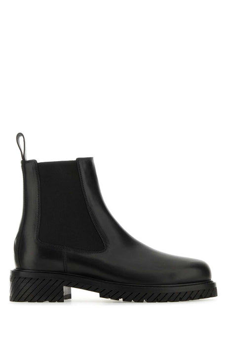 OFF WHITE Combat Ankle Boots for Men