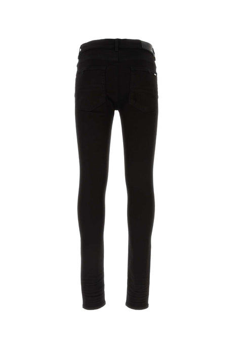 AMIRI Black Stretch Denim Jeans for Men