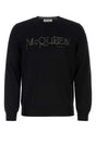 ALEXANDER MCQUEEN Luxurious Black Wool Sweater for Men