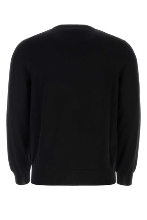 ALEXANDER MCQUEEN Luxurious Black Wool Sweater for Men