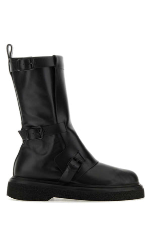 MAX MARA Chic Buckle Ankle Boots for Women