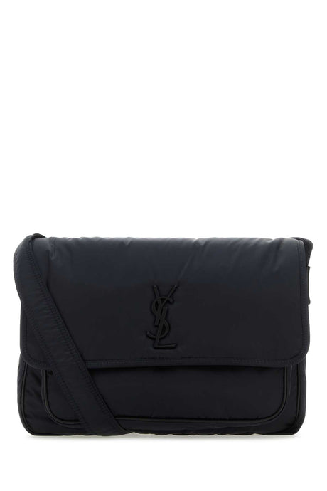 SAINT LAURENT Mini Nylon Crossbody Bag - Dark Blue