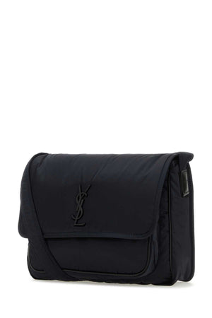 SAINT LAURENT Mini Nylon Crossbody Bag - Dark Blue