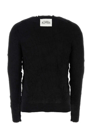 DOLCE & GABBANA Black Wool Blend Sweater for Men - Stylish & Versatile