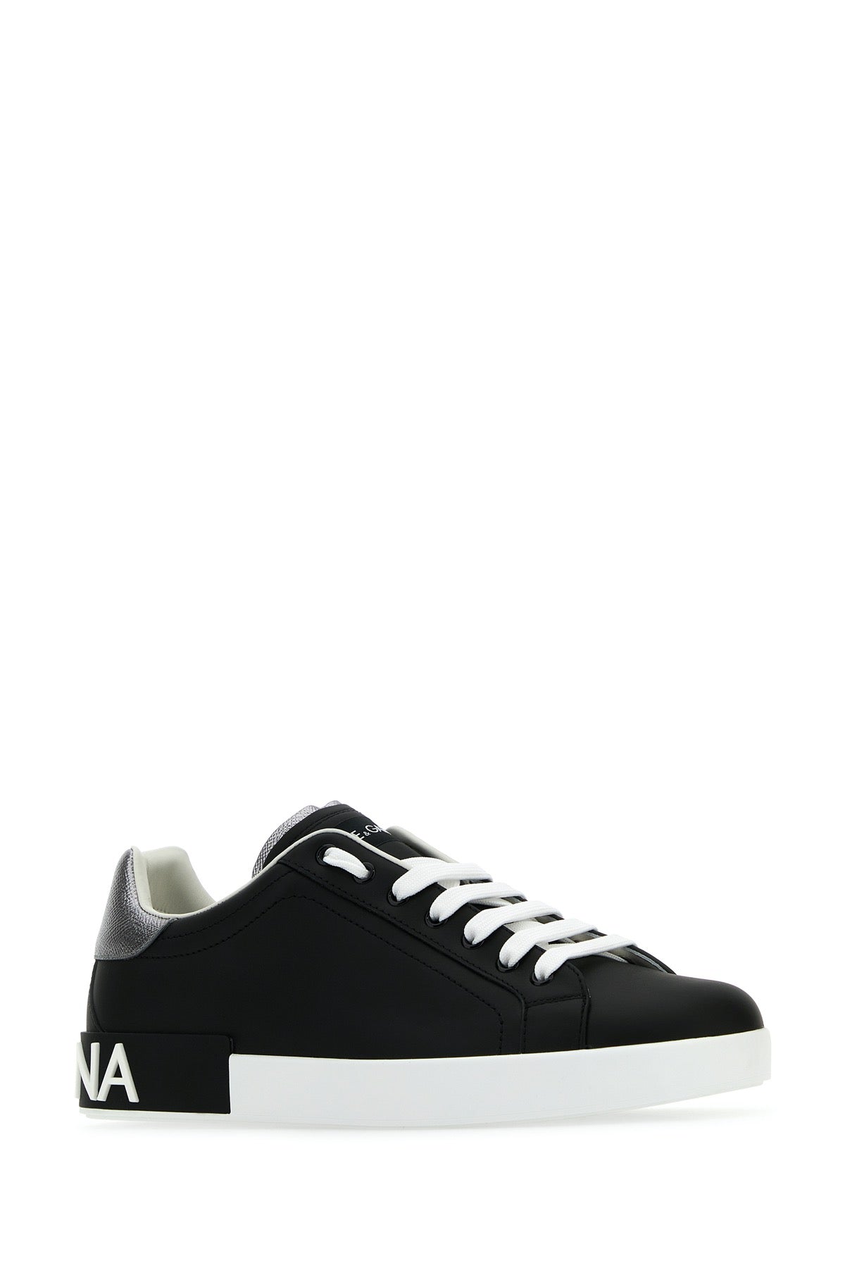 DOLCE & GABBANA Men's Classic Nappa Leather Portofino Sneakers