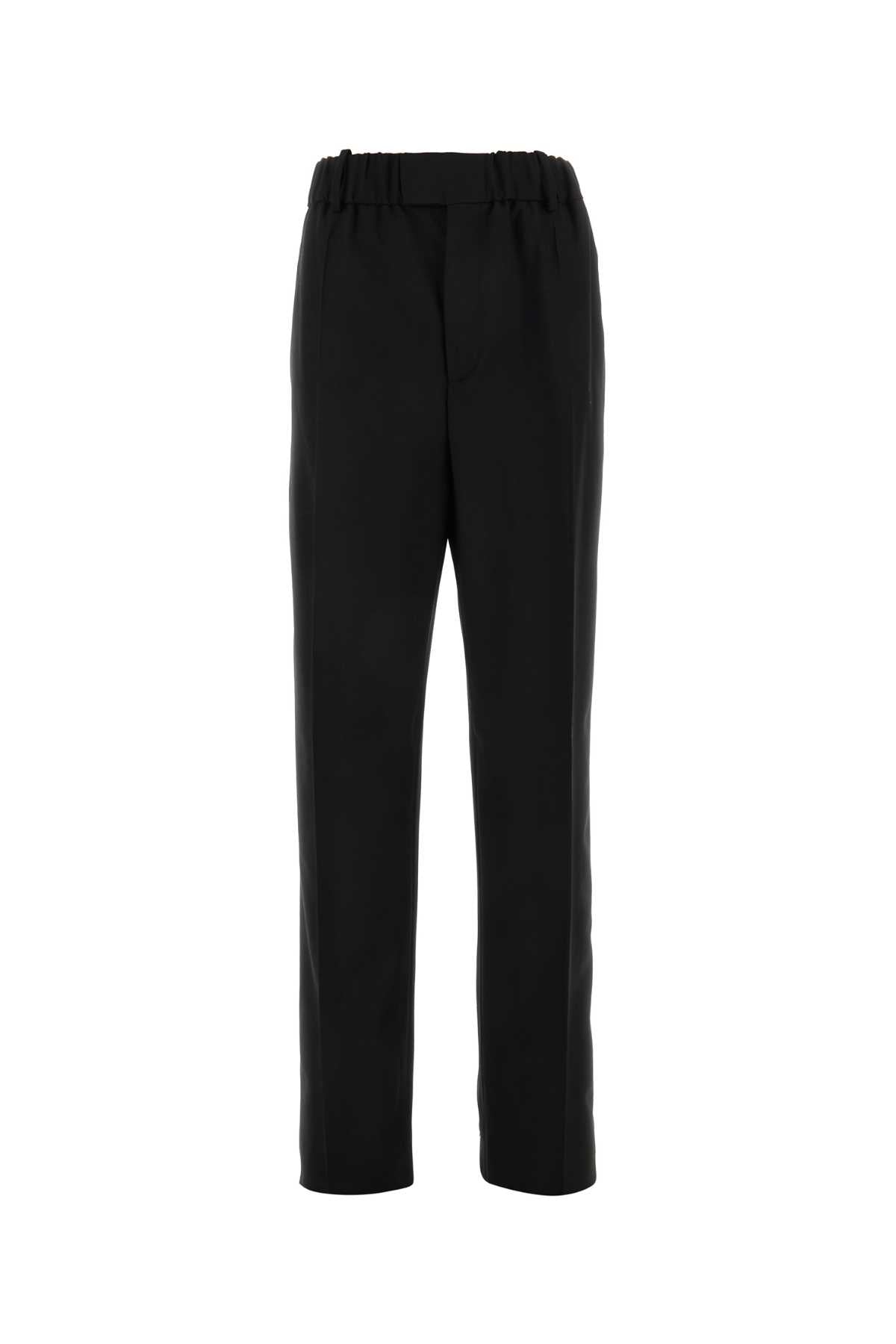 BOTTEGA VENETA Chic Black Wool Pants for Women