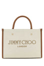 JIMMY CHOO Mini Canvas Avenue S Handbag