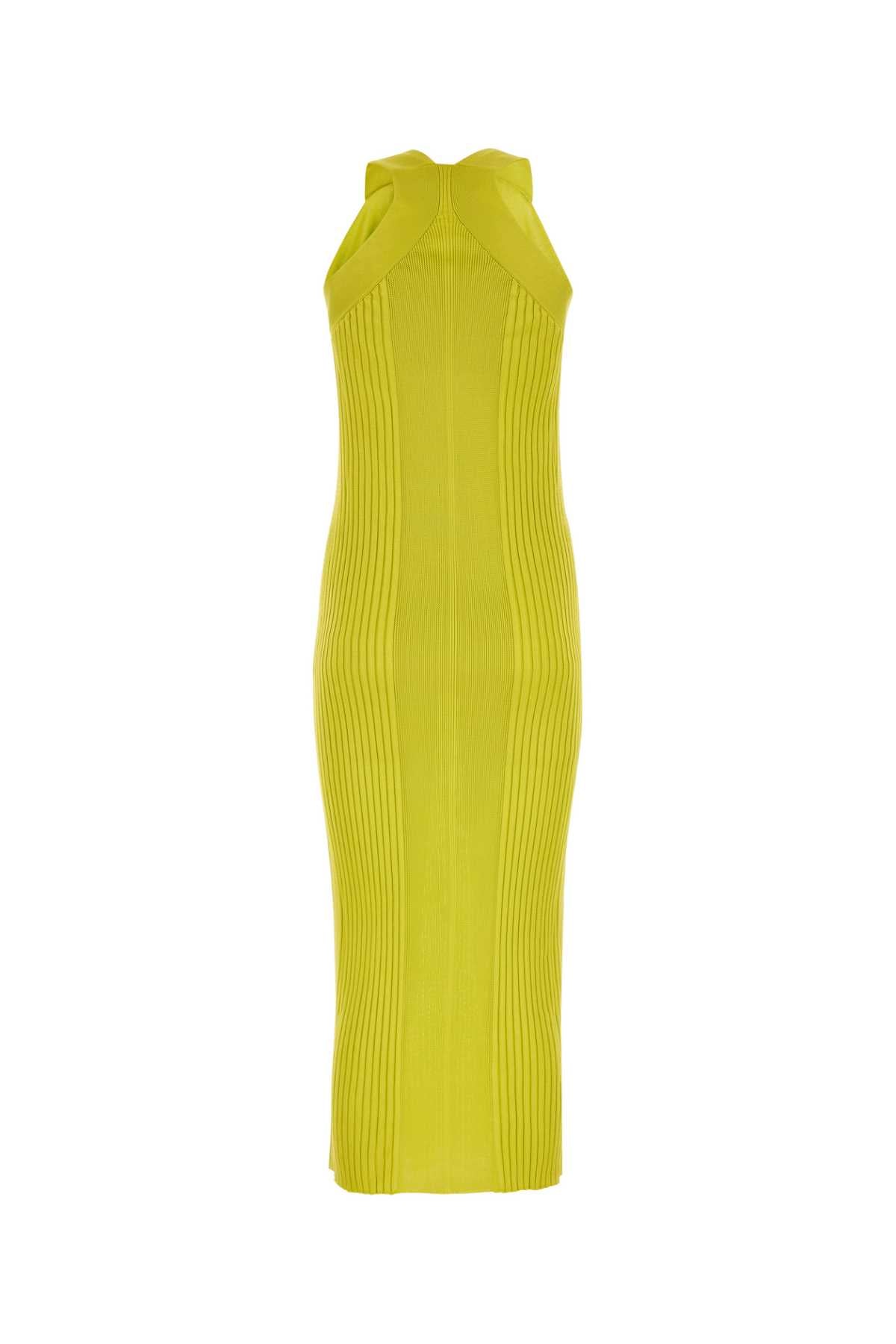 JIL SANDER Chic Green Viscose Dress