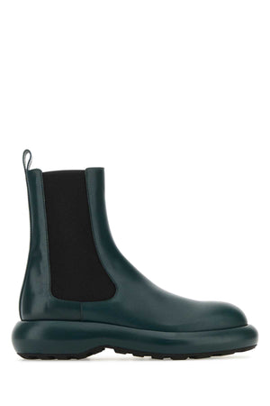 JIL SANDER Luxury Leather Chelsea Ankle Boots for Women