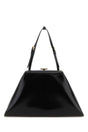 PRADA Sleek Black Leather Handbag - 34 cm x 19 cm x 8 cm