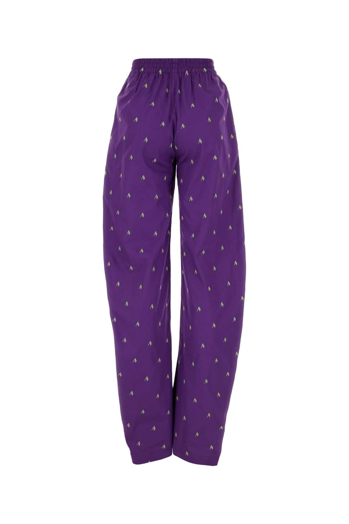 THE ATTICO Embroidered Cotton Pants for Women - Casual Elegance