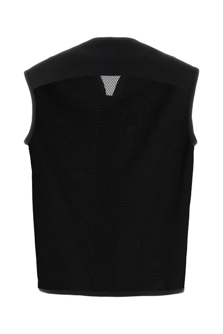 JIL SANDER Sleeveless Black Wool Blend Jacket for Women