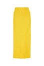 JIL SANDER Chic Yellow Midi Skirt for Women