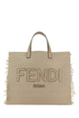 FENDI Stylish Embroidered Jacquard Shopping Handbag - 44cm x 33cm